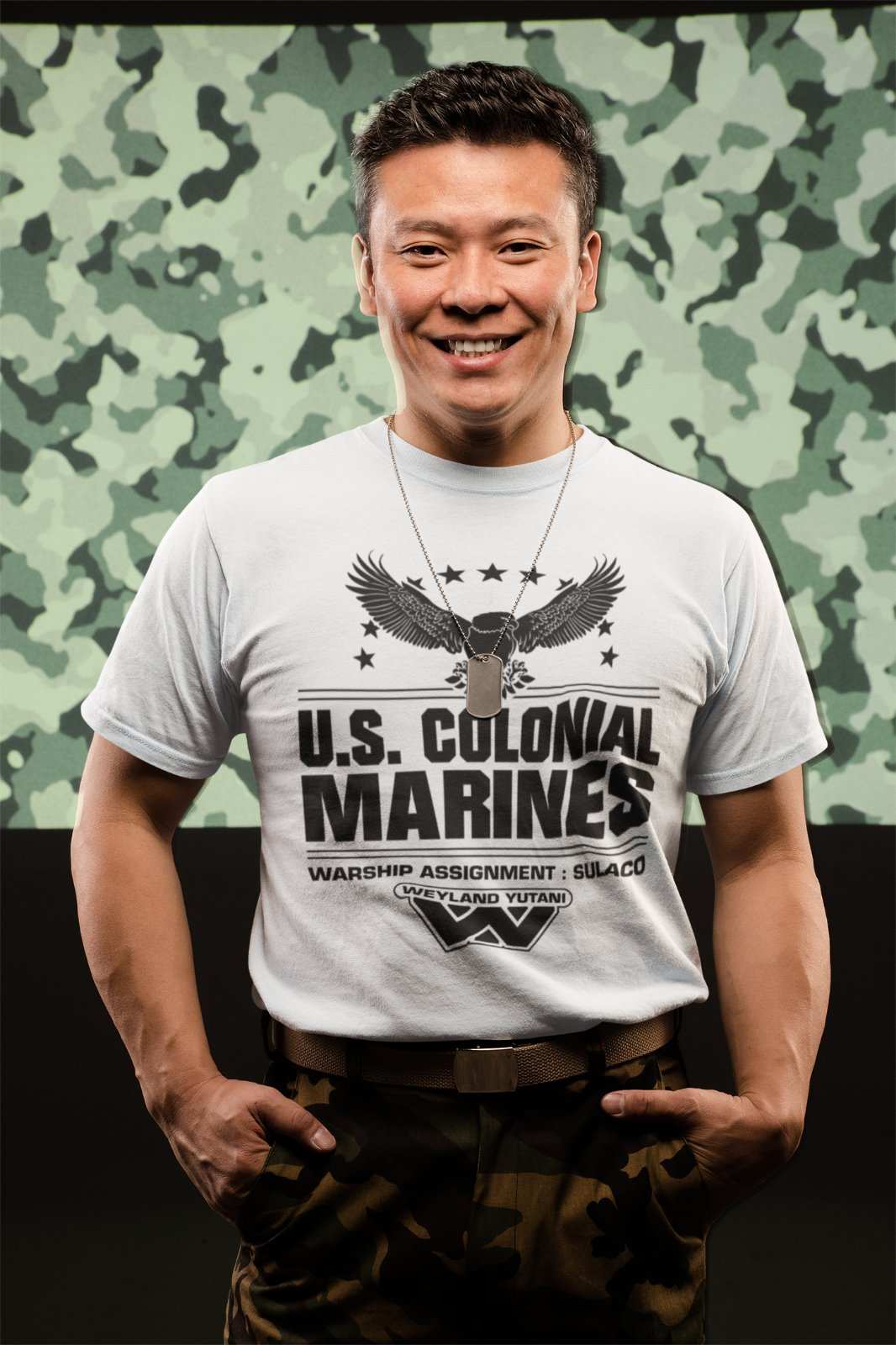 Retro Style Sci Fi T Shirt US Colonial Marines gift idea for 80s 90s fGalaxy Tees