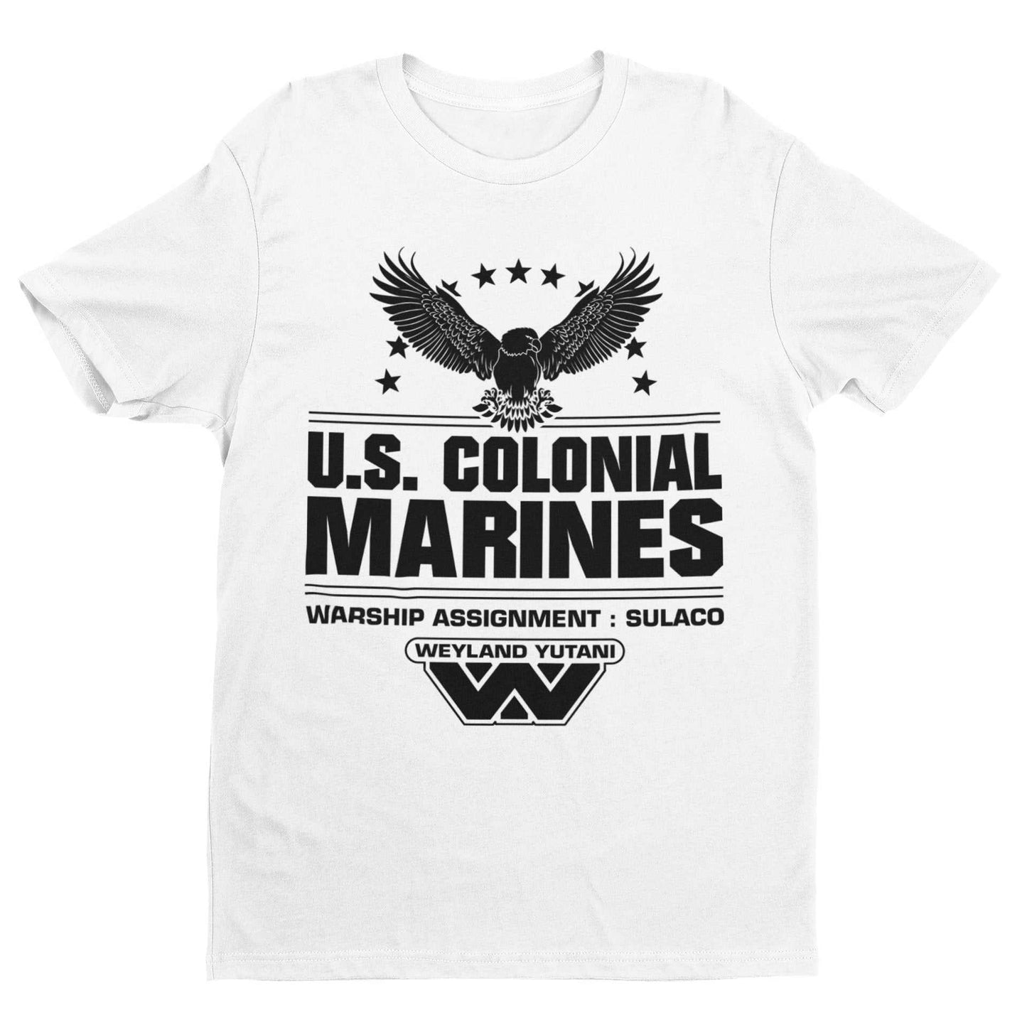 Retro Style Sci Fi T Shirt US Colonial Marines gift idea for 80s 90s fGalaxy Tees