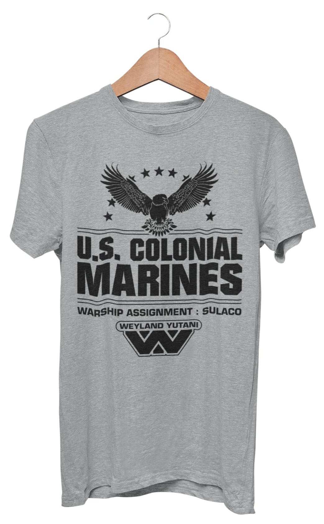 Retro Style Sci Fi T Shirt US Colonial Marines gift idea for 80s 90s fGalaxy Tees