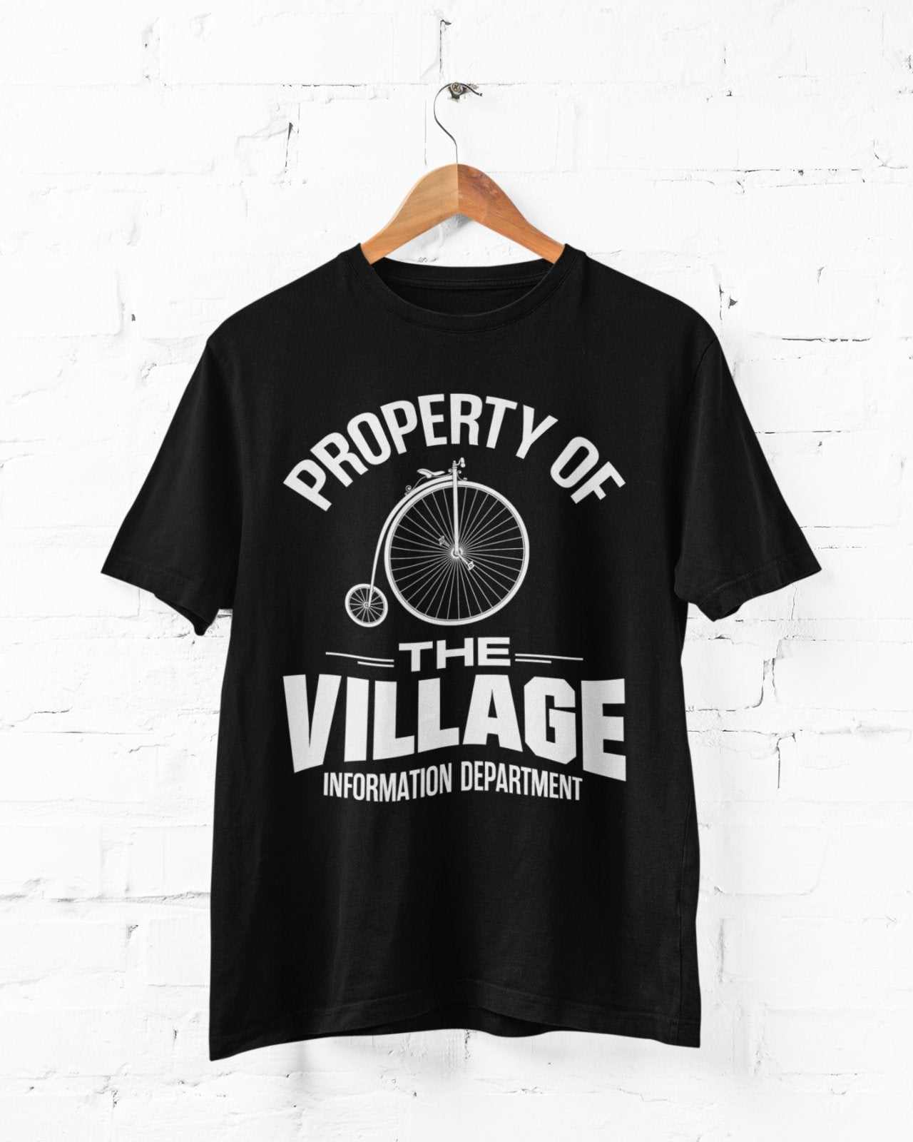 Retro TV T Shirt Property Of The Village Prisoner The 60s Funny Cult FGalaxy Tees
