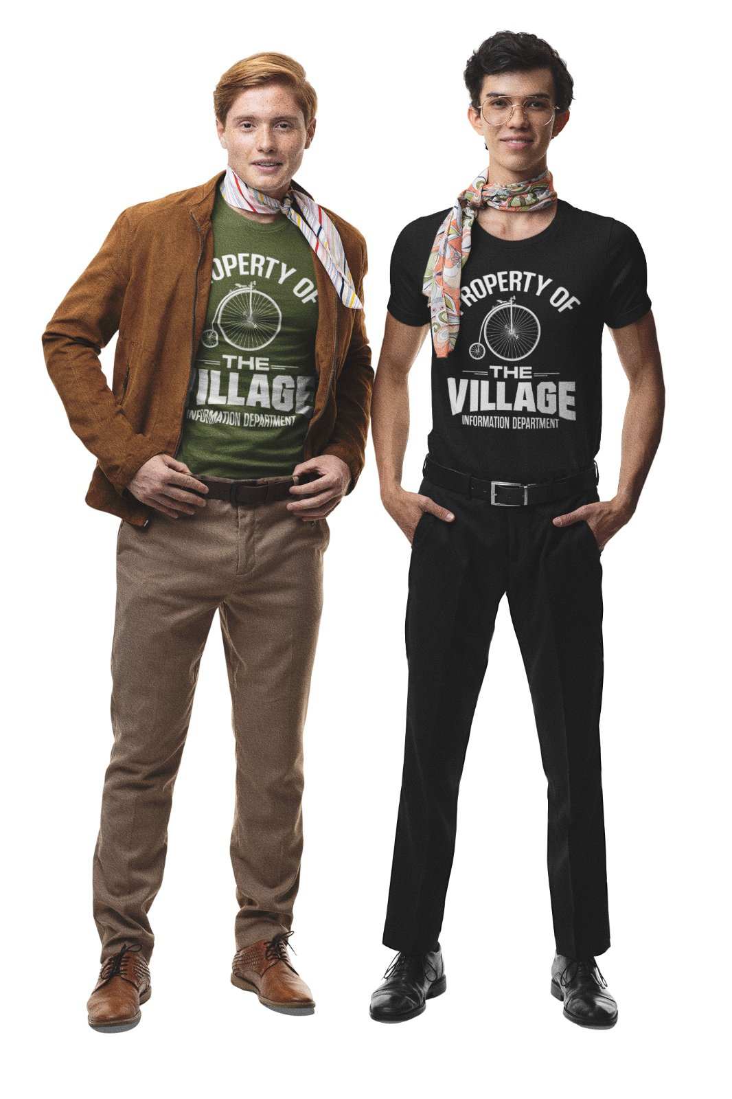 Retro TV T Shirt Property Of The Village Prisoner The 60s Funny Cult FGalaxy Tees