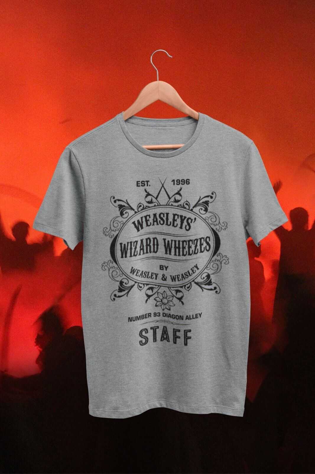 Retro Weasleys' Wizard Wheezes T Shirt Est 1996 Diagon Alley Potter HaGalaxy Tees