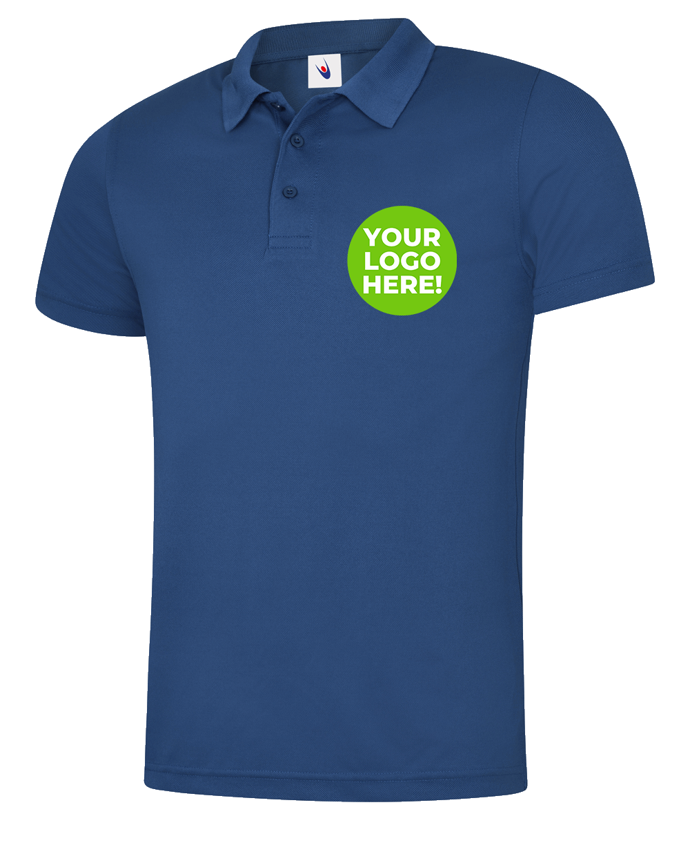 Personalised Performance Polo Shirt with YOUR COMPANY LOGO printed Workwear