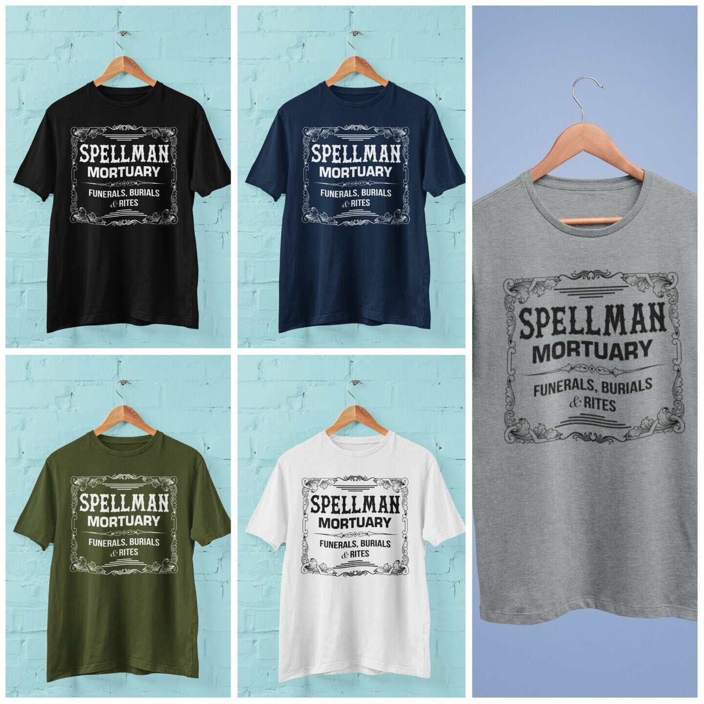 Spellman Mortuary T Shirt Adventures Sabrina Chilling Hilda Zelda FunnGalaxy Tees
