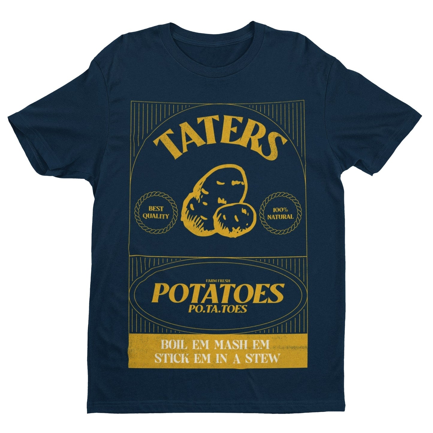 Taters Potatoes T Shirt Movie TV Rings Of Lord Funny Earth Middle NoveGalaxy Tees