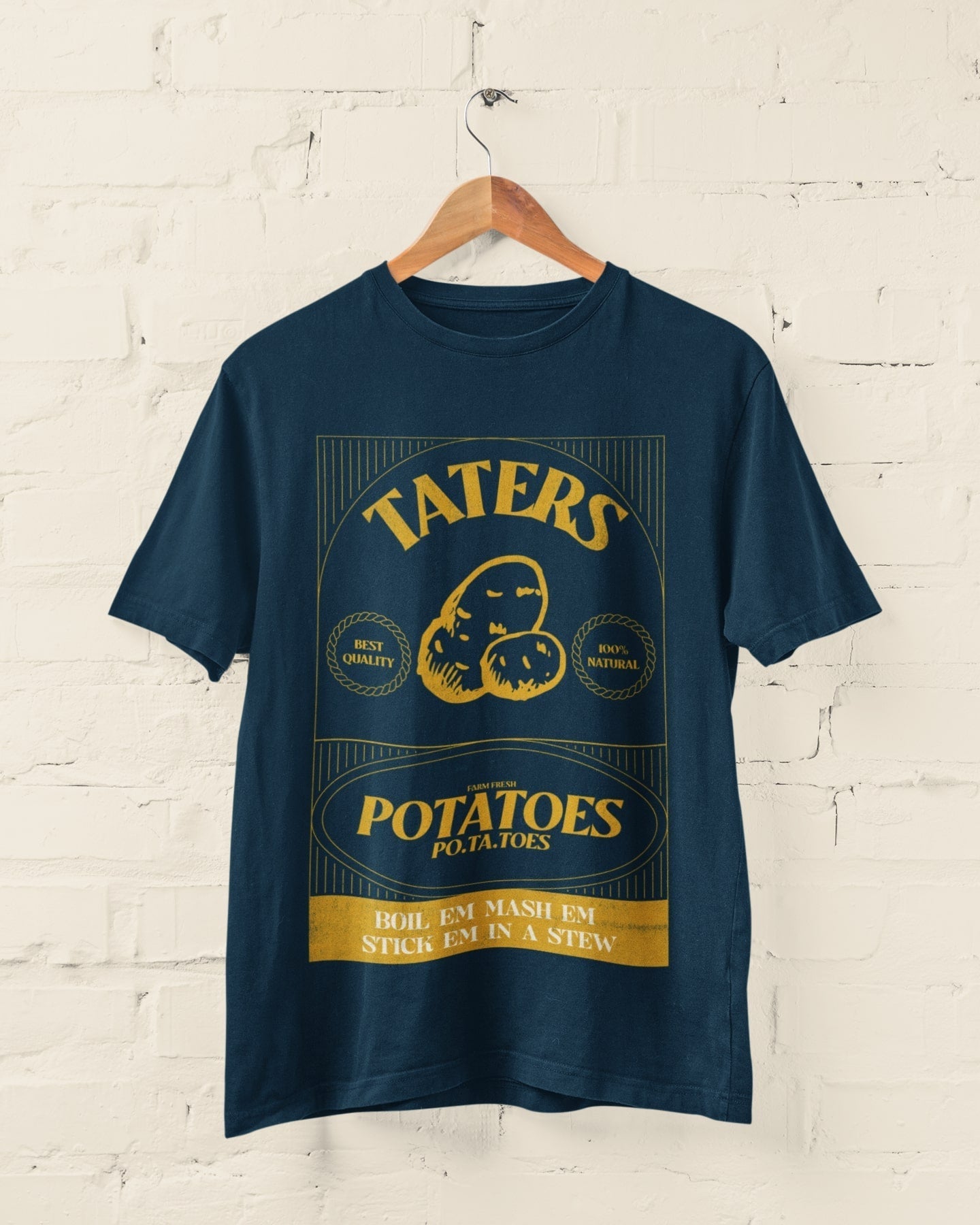 Taters Potatoes T Shirt Movie TV Rings Of Lord Funny Earth Middle NoveGalaxy Tees