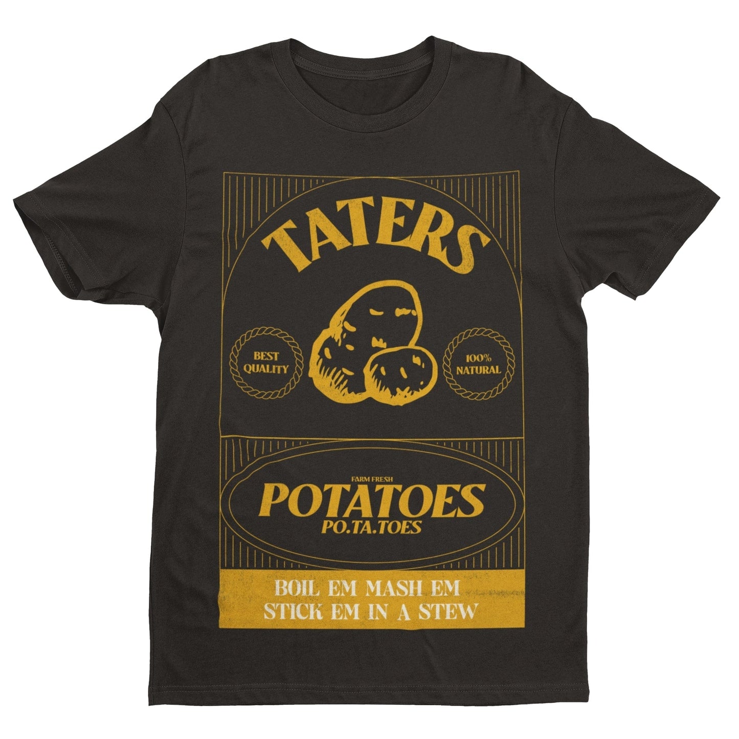 Taters Potatoes T Shirt Movie TV Rings Of Lord Funny Earth Middle NoveGalaxy Tees