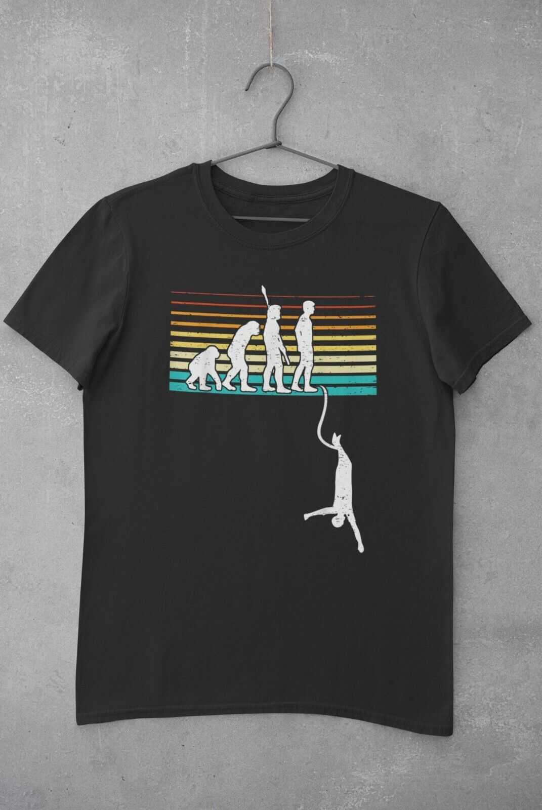 The Evolution of BUNGEE JUMPING Funny Ape To Man Darwin Extreme SportsGalaxy Tees