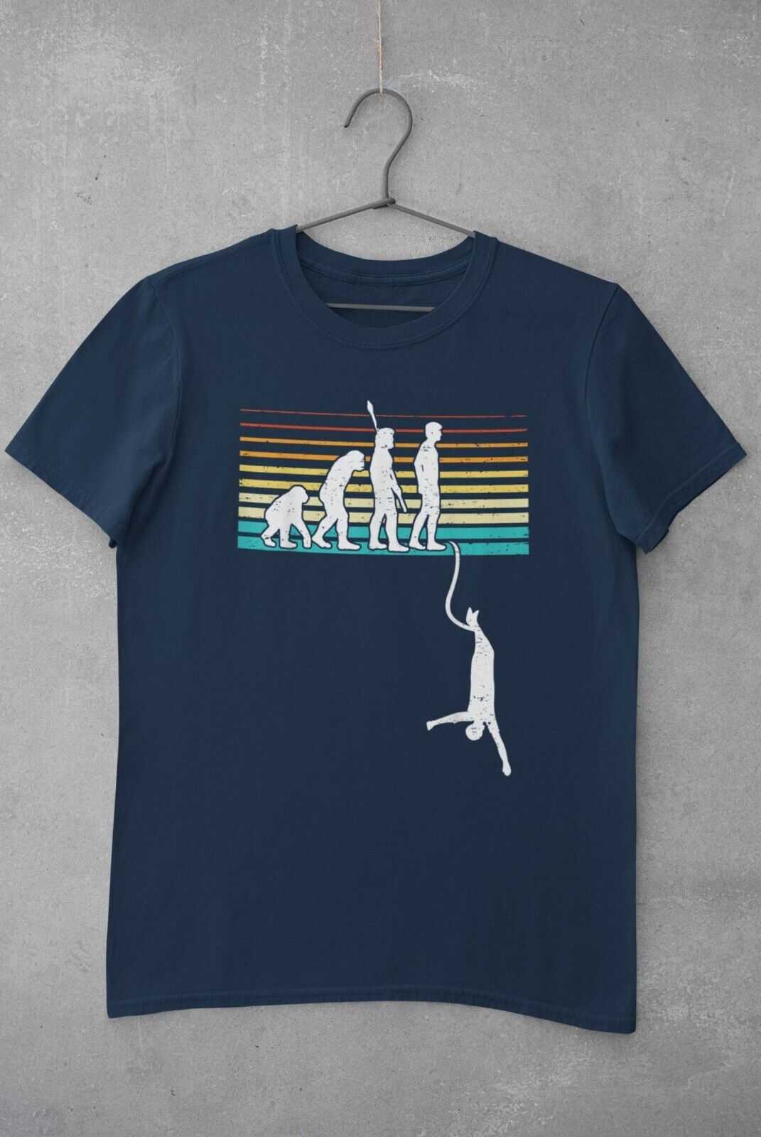 The Evolution of BUNGEE JUMPING Funny Ape To Man Darwin Extreme SportsGalaxy Tees