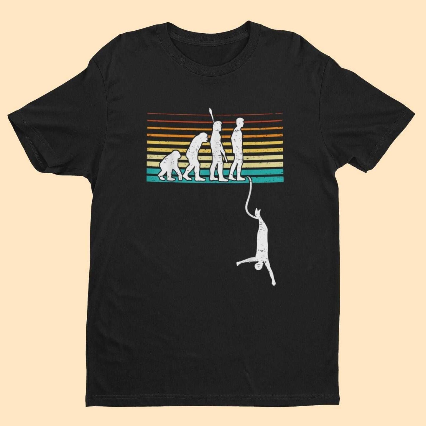 The Evolution of BUNGEE JUMPING Funny Ape To Man Darwin Extreme SportsGalaxy Tees