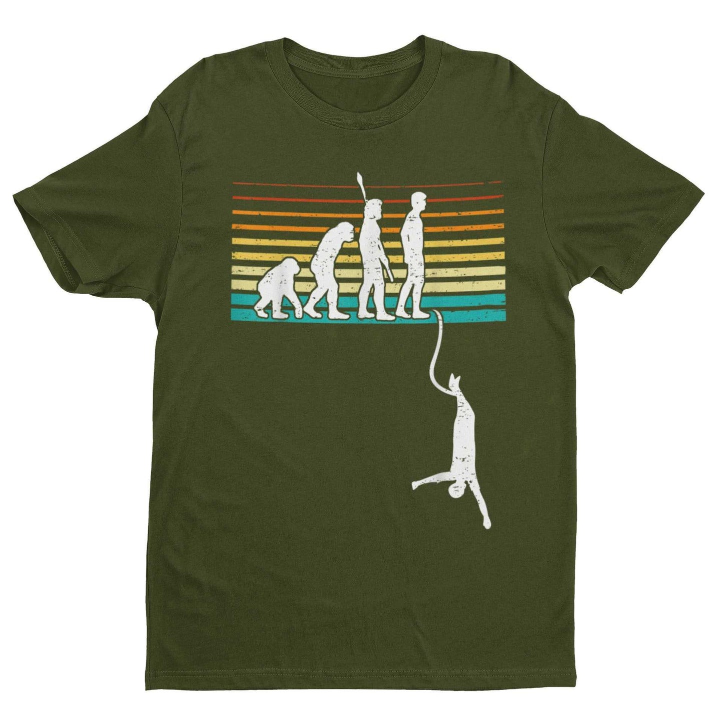 The Evolution of BUNGEE JUMPING Funny Ape To Man Darwin Extreme SportsGalaxy Tees