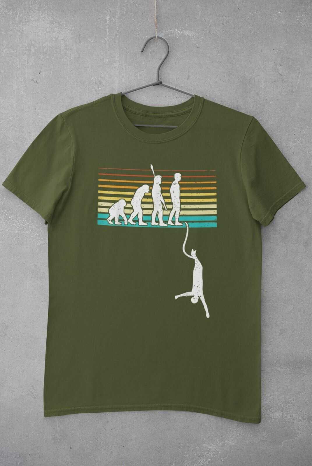 The Evolution of BUNGEE JUMPING Funny Ape To Man Darwin Extreme SportsGalaxy Tees