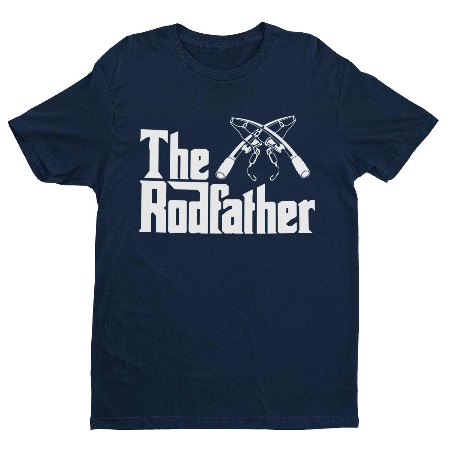The Rodfather Funny Fishing T Shirt Angling Gift Idea For Dad Grandad Galaxy Tees