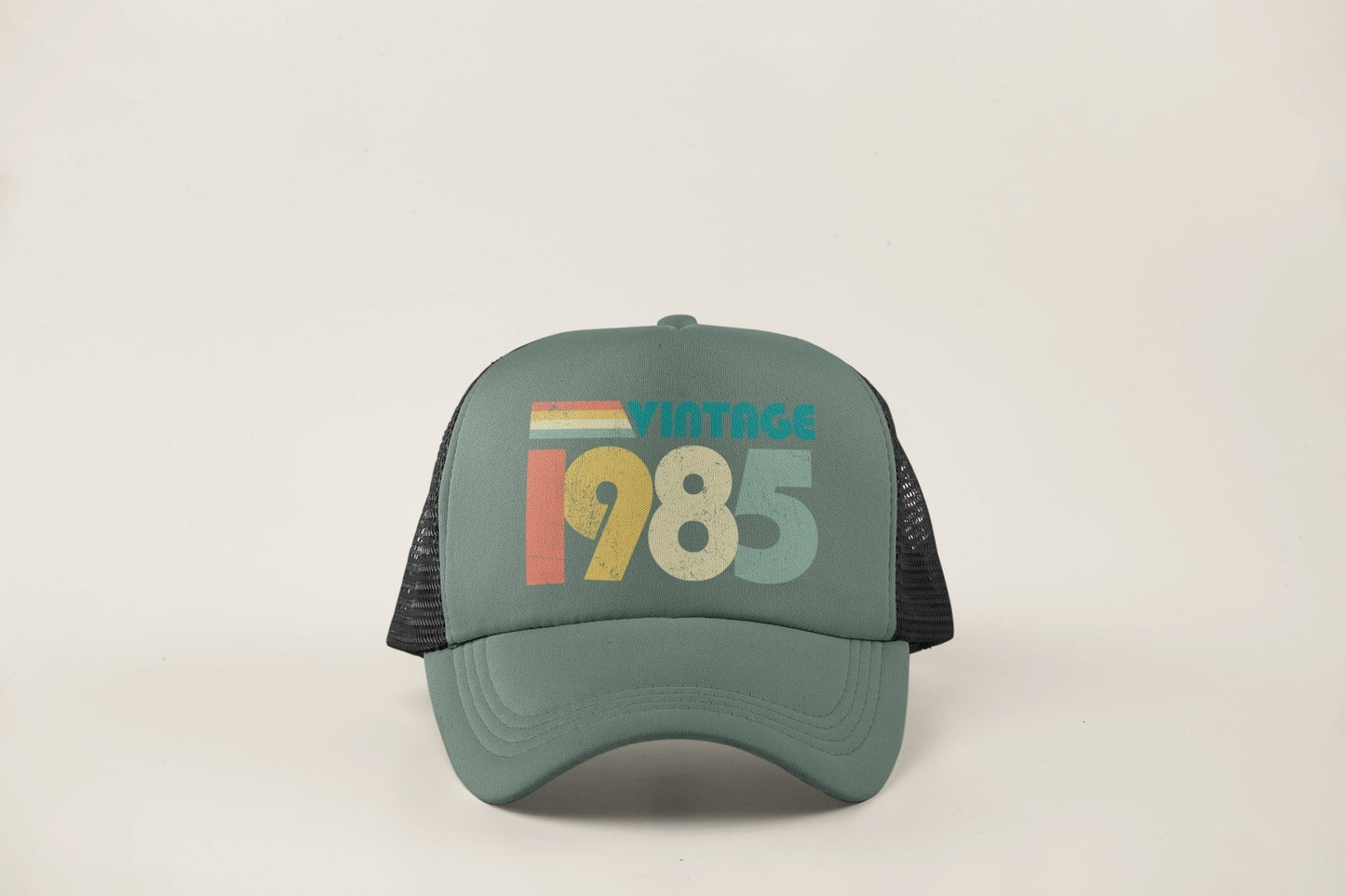 Vintage 1985 40th Birthday in 2025 Trucker Style Baseball Cap Retro DeGalaxy Tees