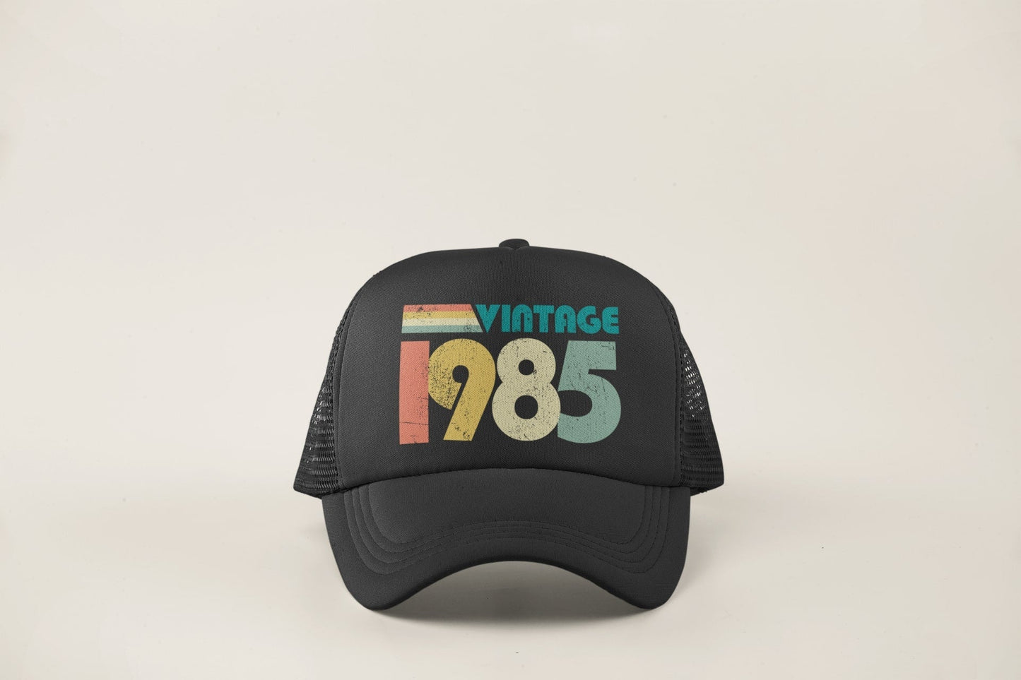 Vintage 1985 40th Birthday in 2025 Trucker Style Baseball Cap Retro DeGalaxy Tees