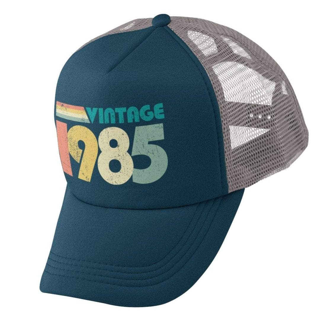Vintage 1985 40th Birthday in 2025 Trucker Style Baseball Cap Retro DeGalaxy Tees