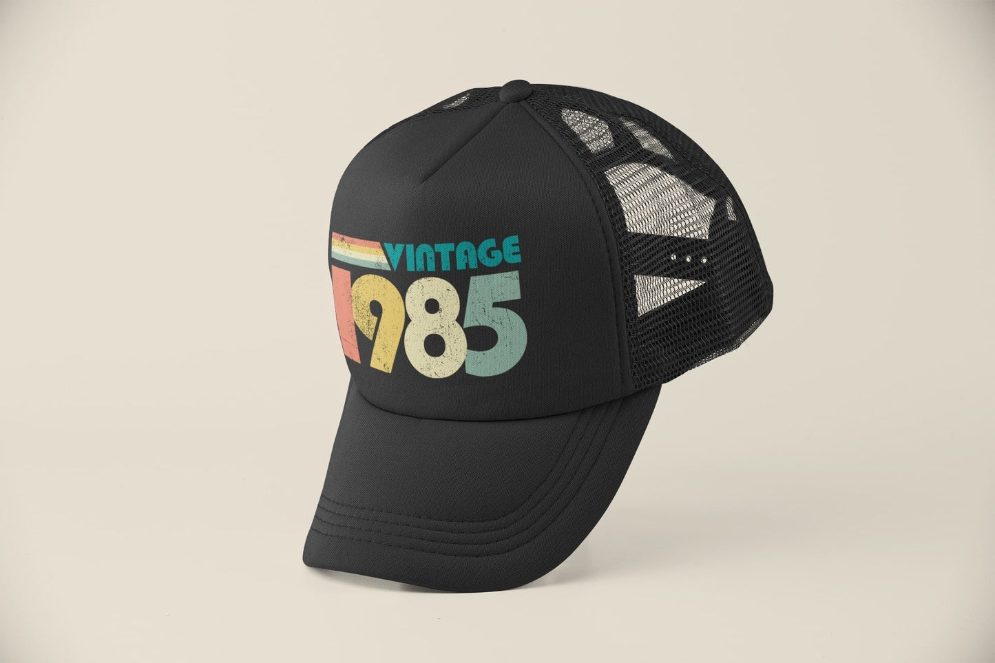 Vintage 1985 40th Birthday in 2025 Trucker Style Baseball Cap Retro DeGalaxy Tees
