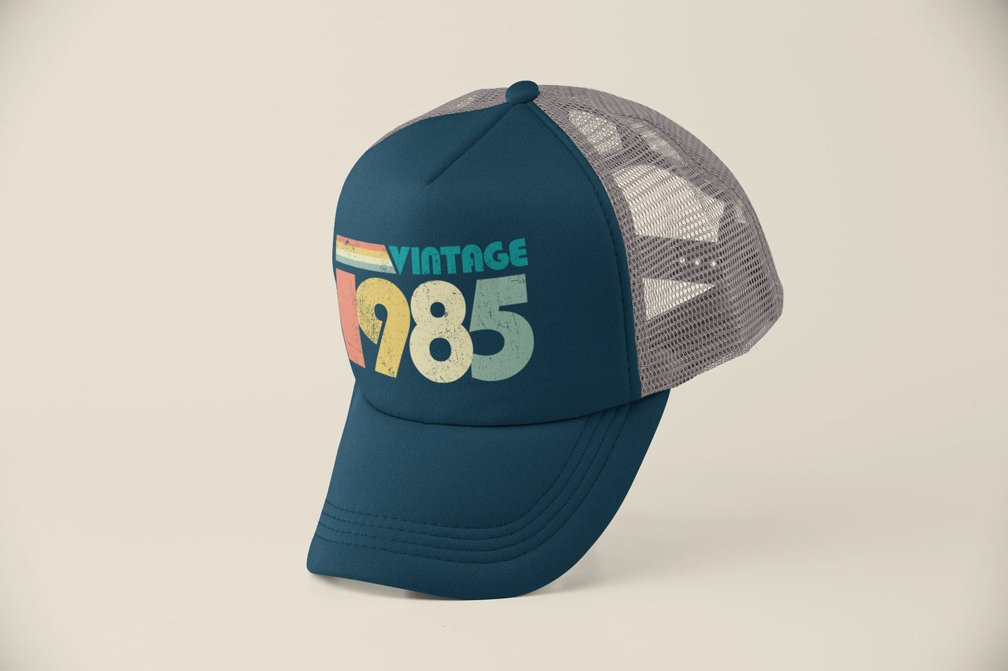 Vintage 1985 40th Birthday in 2025 Trucker Style Baseball Cap Retro DeGalaxy Tees