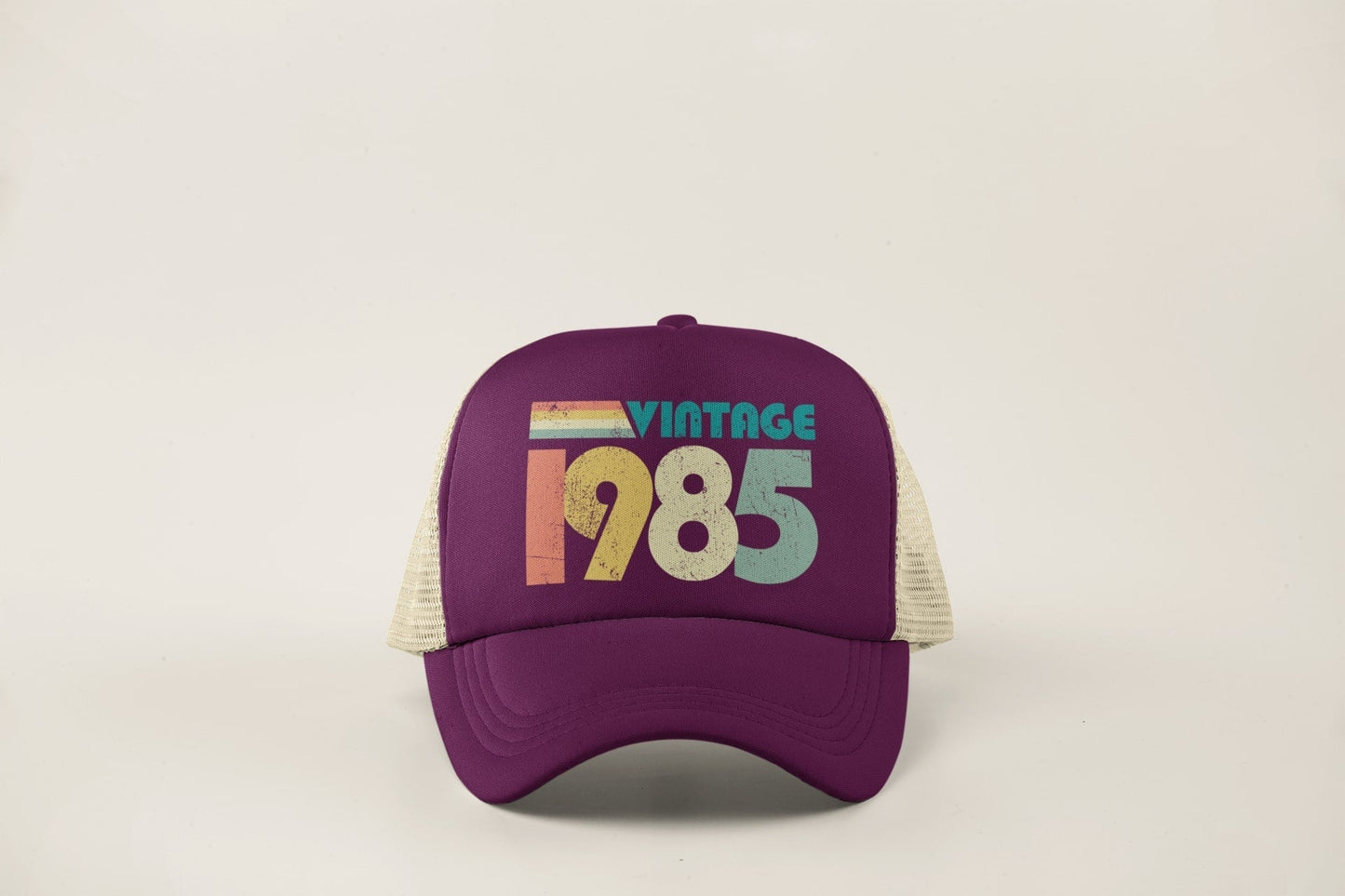 Vintage 1985 40th Birthday in 2025 Trucker Style Baseball Cap Retro DeGalaxy Tees