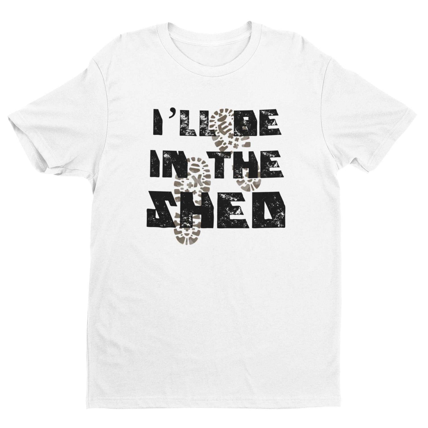 Funny Dad T-Shirt I'll Be In The Shed DIY Guy Grandad Novelty Gift Fathers T-Shirt