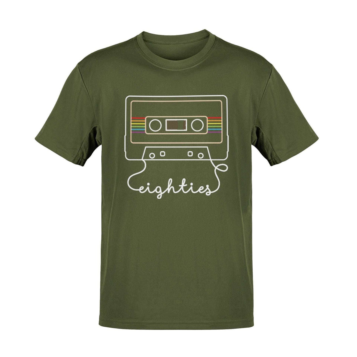 Retro Eighties Cassette Tape Graphic T-Shirt - Nostalgic 80s Style Tee