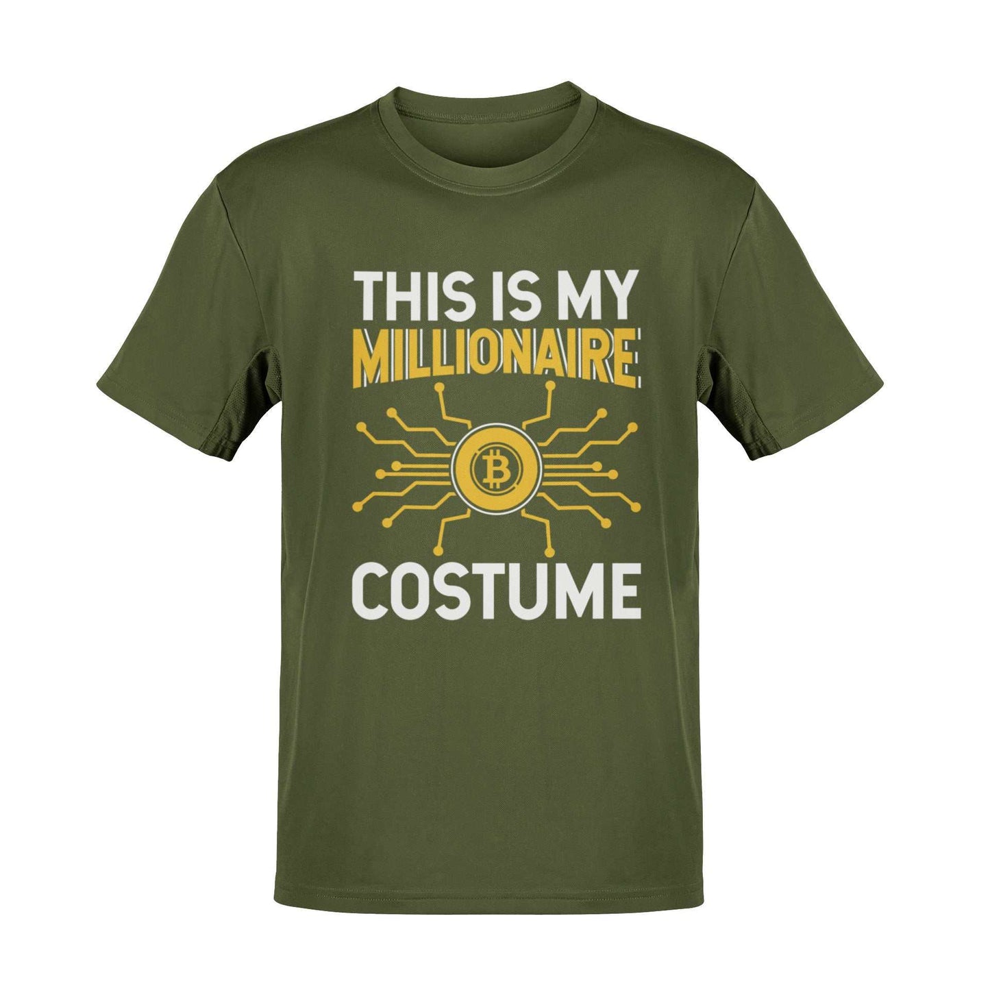 Bitcoin Millionaire Costume T-Shirt β Crypto Wealth Statement TeeGalaxy Tees