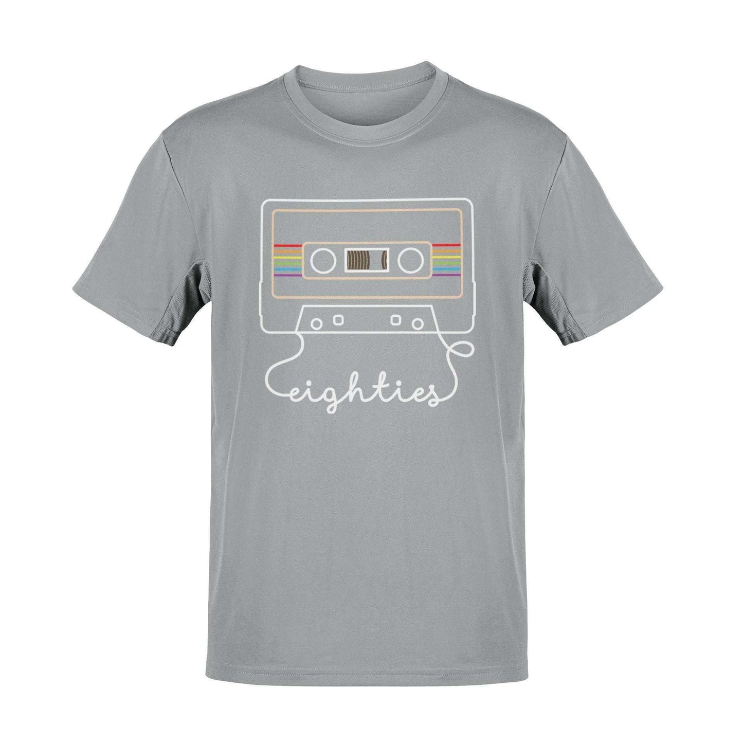 Retro Eighties Cassette Tape Graphic T-Shirt - Nostalgic 80s Style Tee