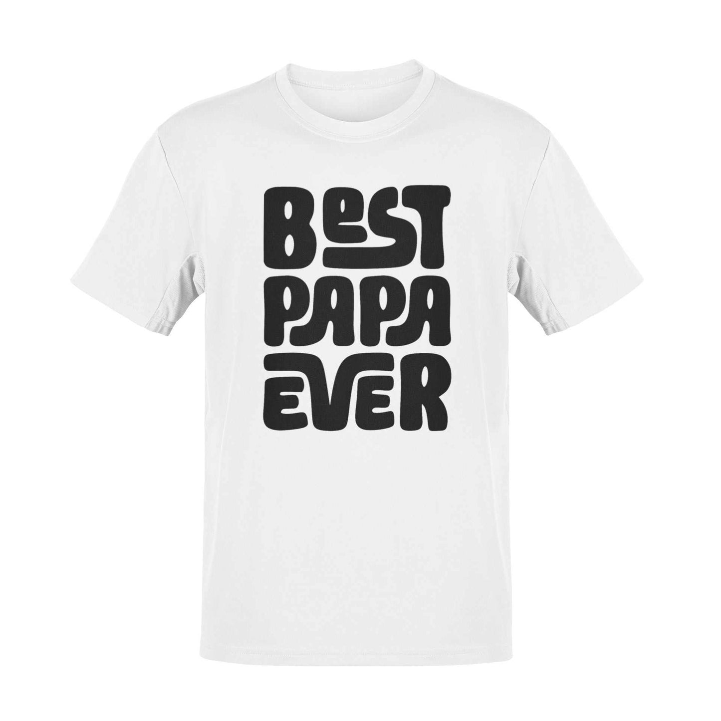 Best Papa Ever T-Shirt - Father's Day Gift Present - Cool Dad Graphic Galaxy Tees
