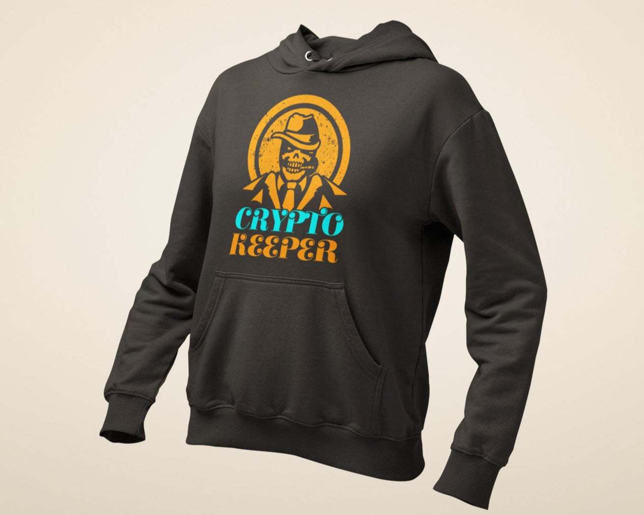 Crypto Keeper Bitcoin Hoodie | Cryptocurrency Trading Sweatshirt | Bitcoin Gift