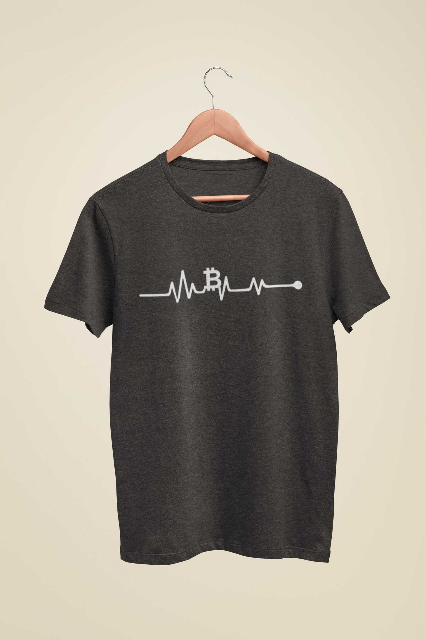 Bitcoin Heartbeat ECG T-Shirt - Crypto Lover & Trader GiftGalaxy Tees