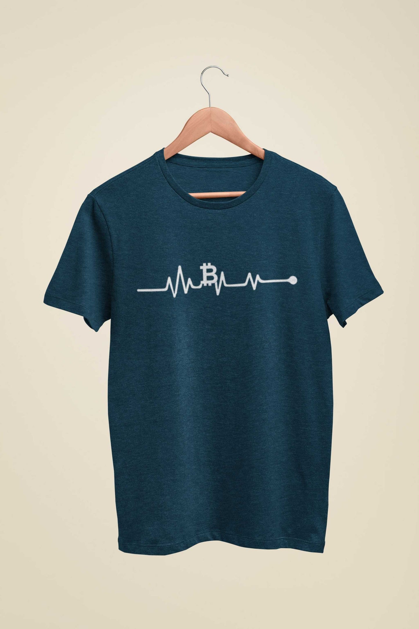 Bitcoin Heartbeat ECG T-Shirt - Crypto Lover & Trader GiftGalaxy Tees