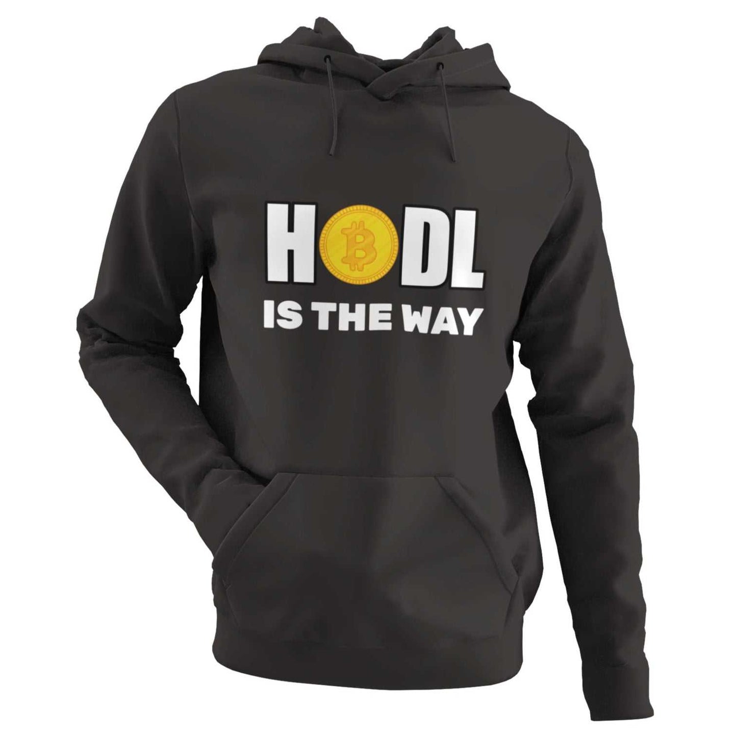 HODL Is The Way Bitcoin Hoodie - Crypto Investor SweatshirtGalaxy Tees