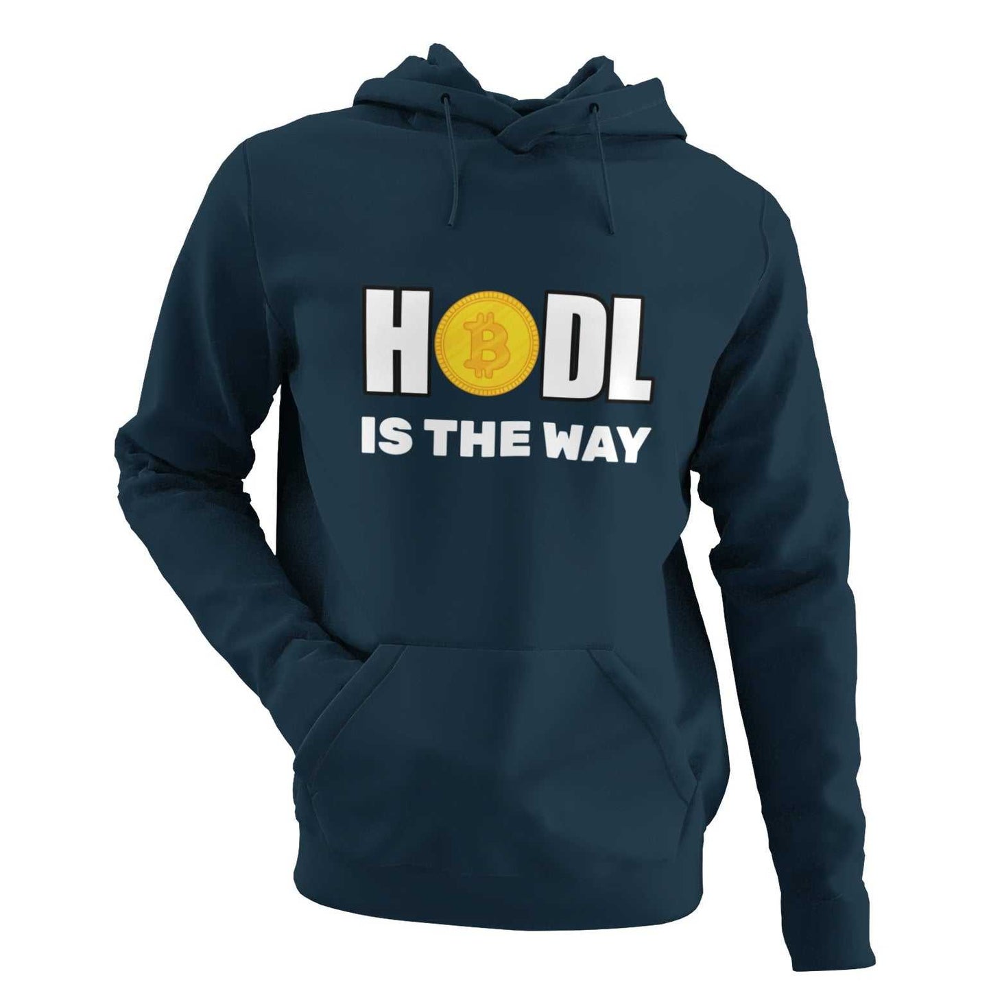 HODL Is The Way Bitcoin Hoodie - Crypto Investor SweatshirtGalaxy Tees