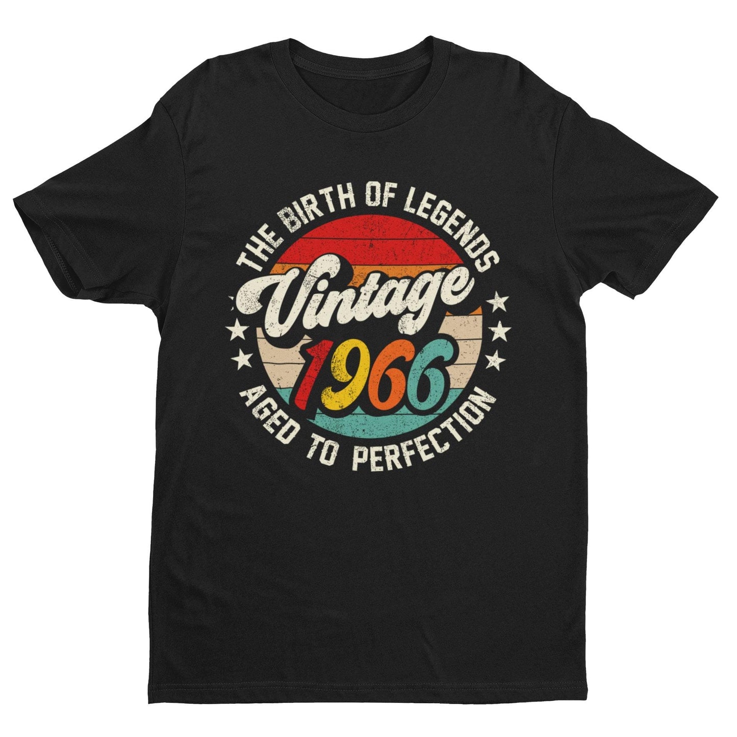 60th Birthday 1966 T-Shirt Birth Of Legends Vintage 1966 Aged To Perfection - product image 10