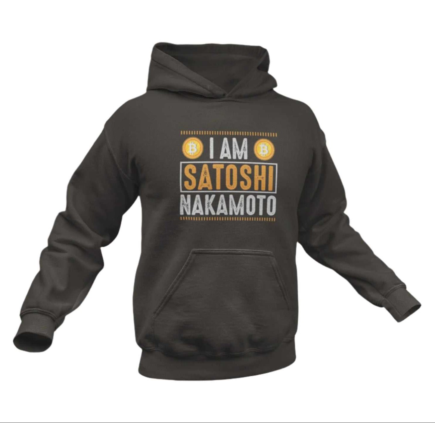 I Am Satoshi Nakamoto Bitcoin Hoodie - Cryptocurrency Enthusiast SweatGalaxy Tees