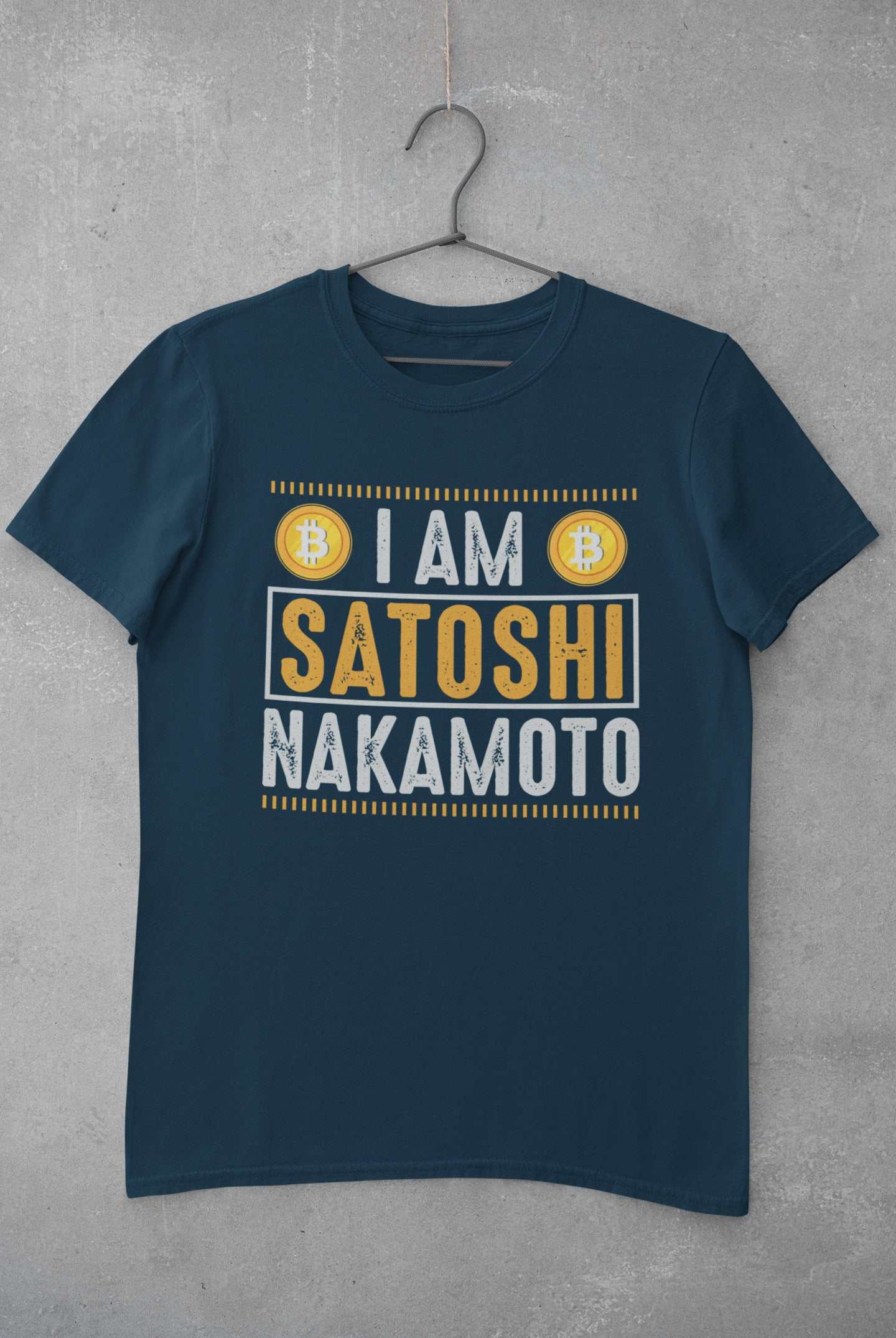 I Am Satoshi Nakamoto Bitcoin T-Shirt - Perfect for Crypto EnthusiastsGalaxy Tees