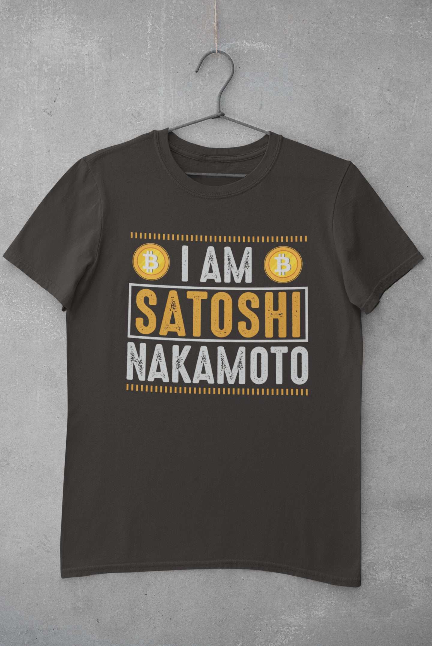 I Am Satoshi Nakamoto Bitcoin T-Shirt - Perfect for Crypto EnthusiastsGalaxy Tees