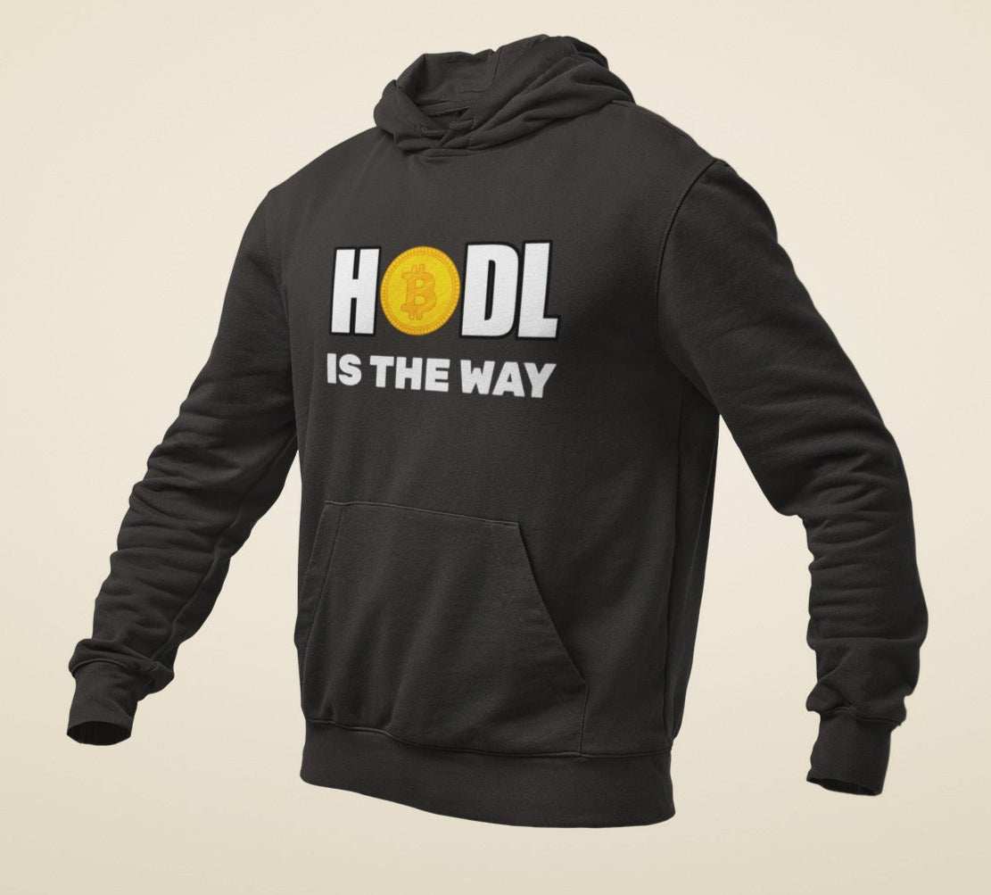 HODL Is The Way Bitcoin Hoodie - Crypto Investor SweatshirtGalaxy Tees