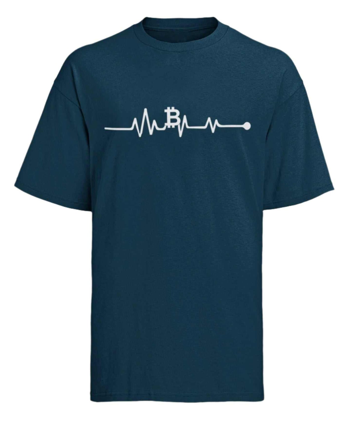 Bitcoin Heartbeat ECG T-Shirt - Crypto Lover & Trader GiftGalaxy Tees