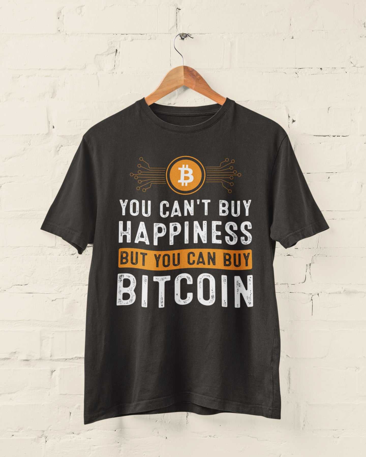 You Can’t Buy Happiness But You Can Buy Bitcoin - Crypto T-Shirt for TGalaxy Tees
