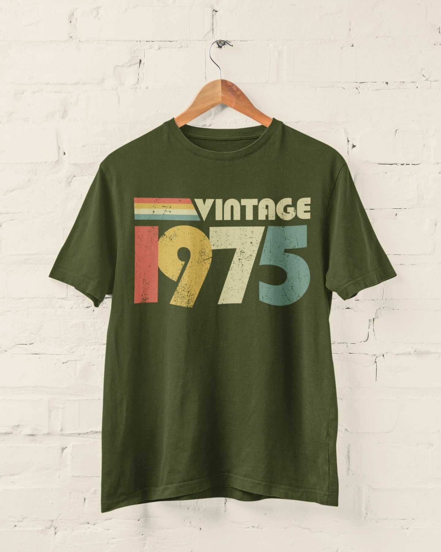 Galaxy Tees Mens 50th Birthday in 2025 T Shirt Vintage 1975 Gift Idea Galaxy Tees