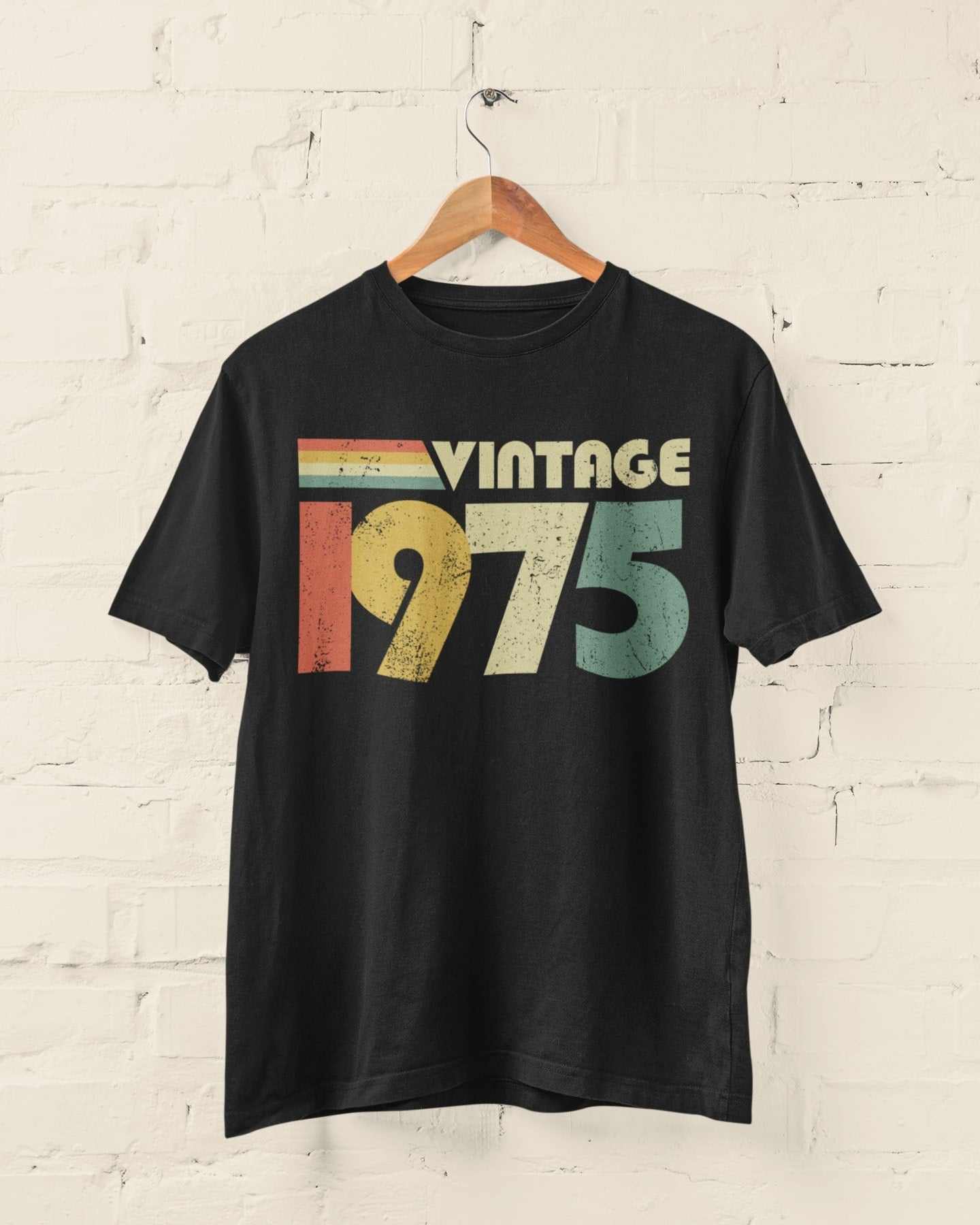 Galaxy Tees Mens 50th Birthday in 2025 T Shirt Vintage 1975 Gift Idea Galaxy Tees