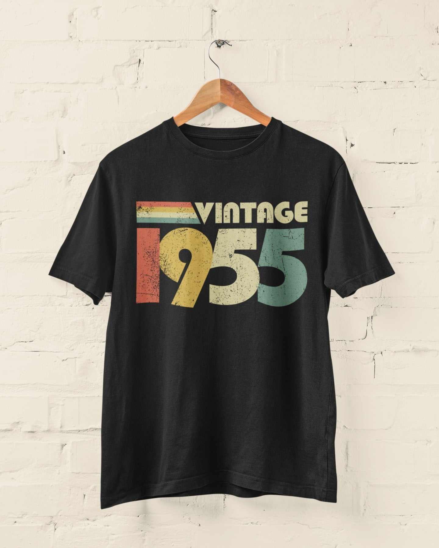 Galaxy Tees Men's 70th Birthday in 2025 T Shirt Vintage 1955 Gift IdeaGalaxy Tees