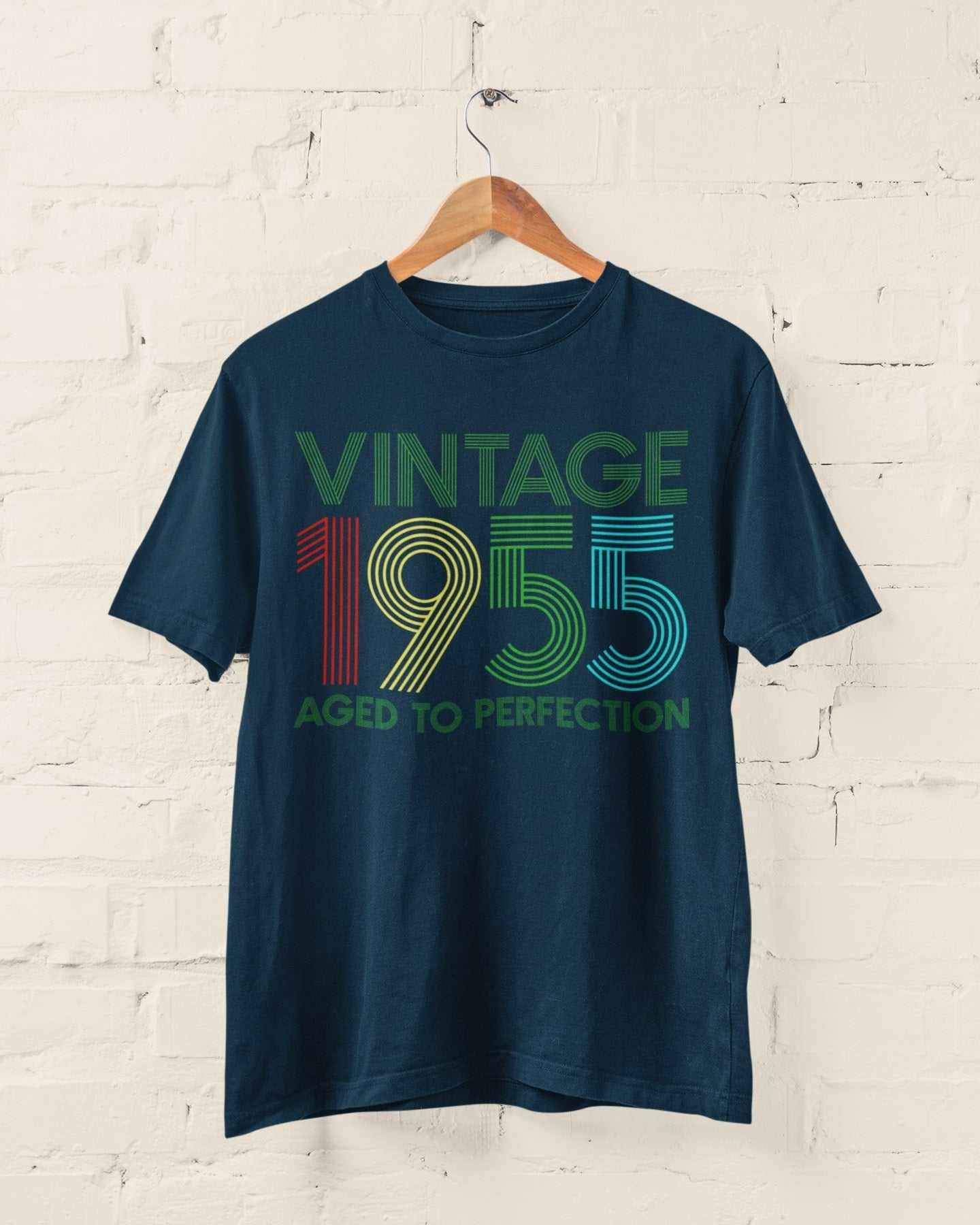 Galaxy Tees Mens 70th Birthday in 2025 T Shirt Vintage 1955 Aged To PeGalaxy Tees