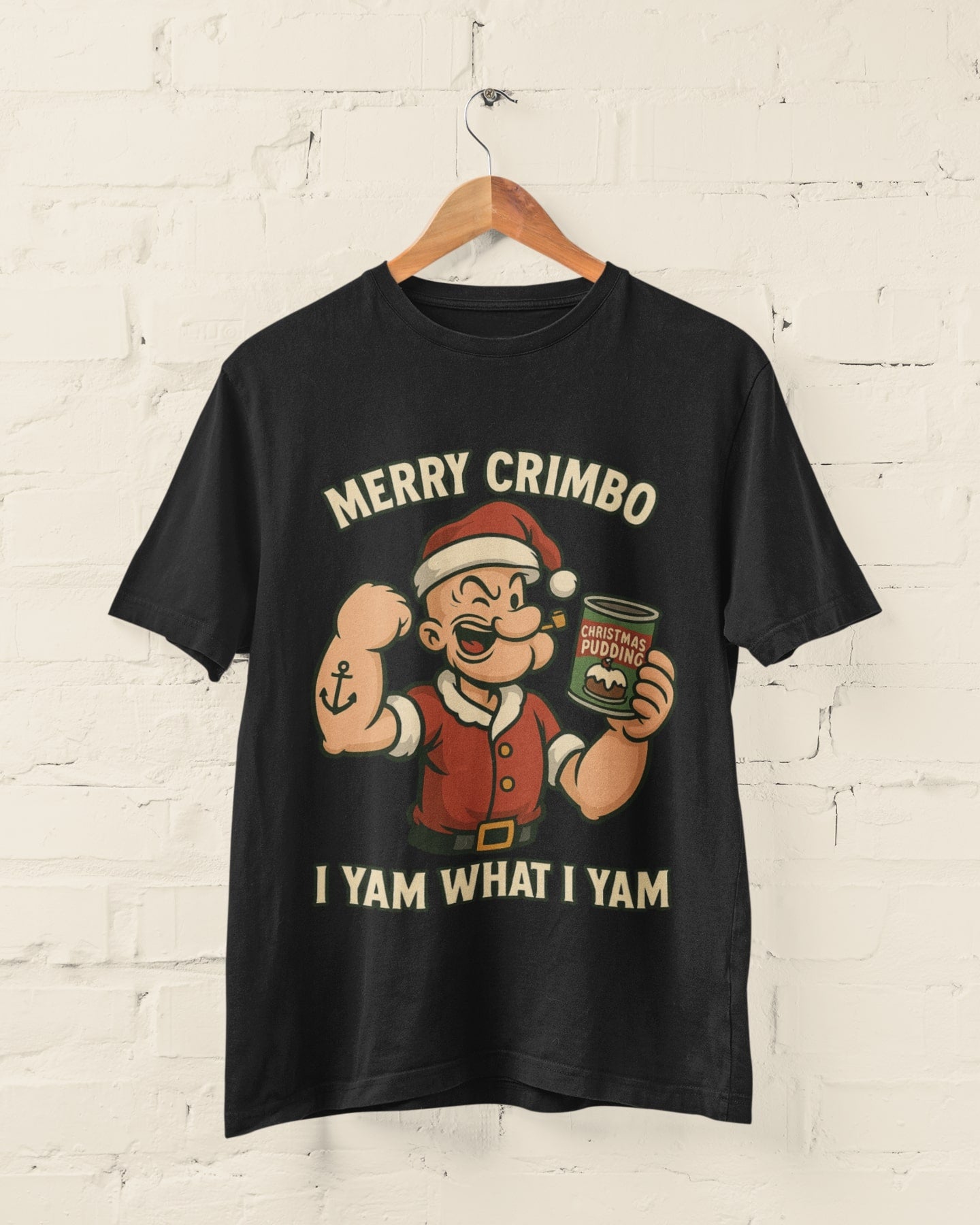 “Merry Crimbo” Retro Sailor Christmas T‑Shirt (Unisex S–6XL)