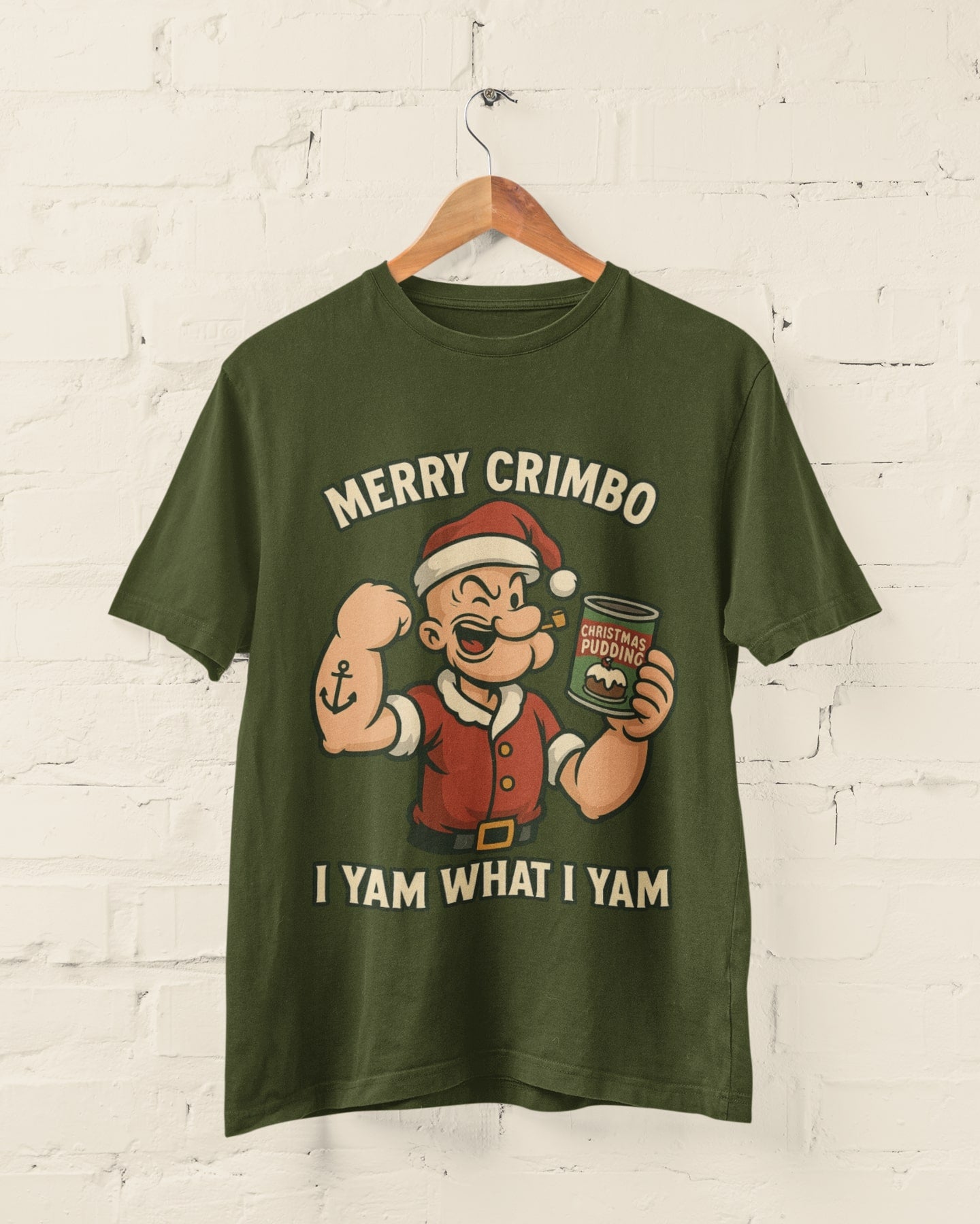 “Merry Crimbo” Retro Sailor Christmas T‑Shirt (Unisex S–6XL)