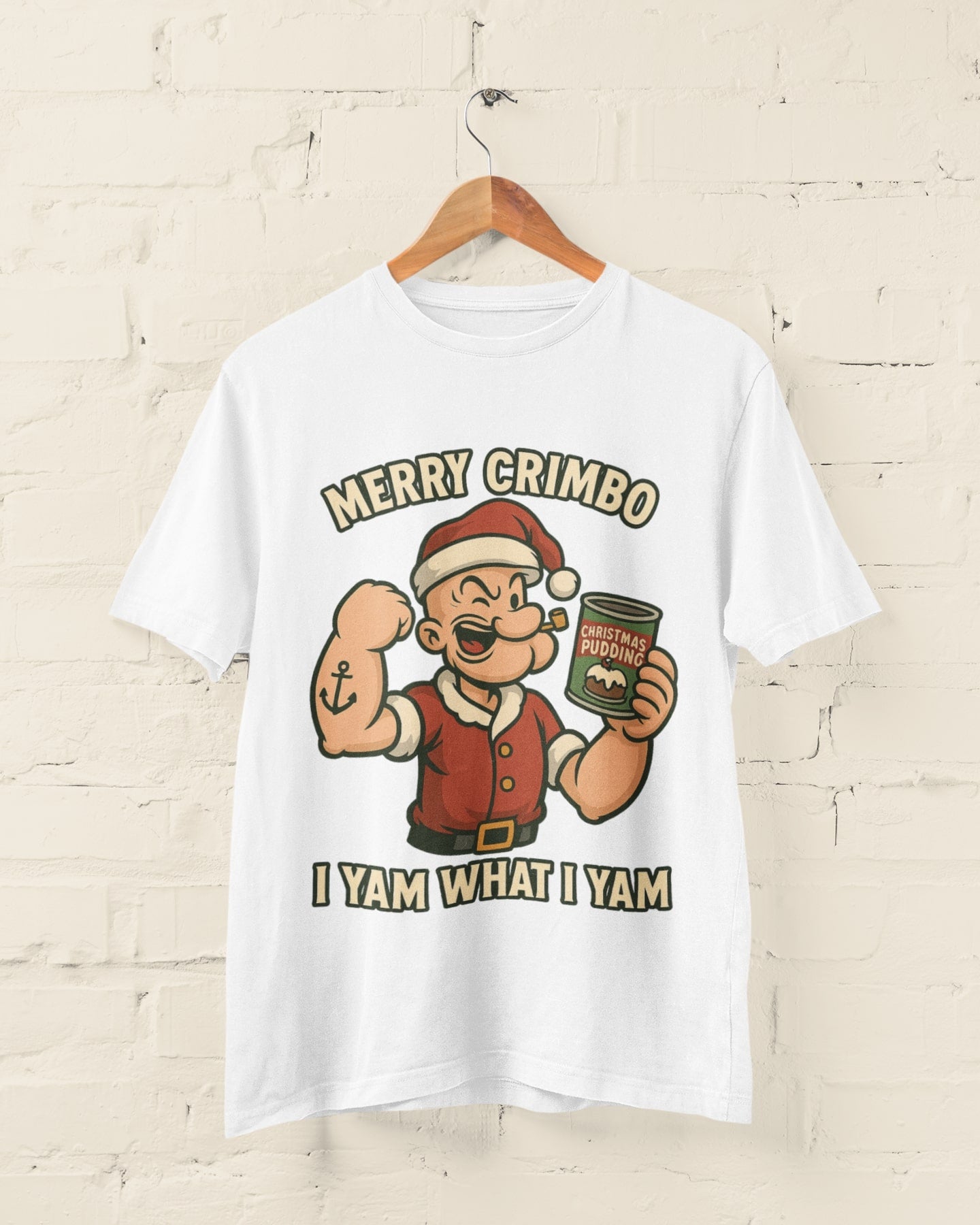 “Merry Crimbo” Retro Sailor Christmas T‑Shirt (Unisex S–6XL)
