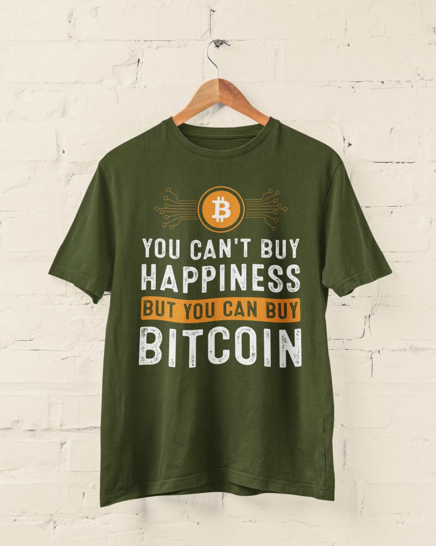 You Can’t Buy Happiness But You Can Buy Bitcoin - Crypto T-Shirt for TGalaxy Tees
