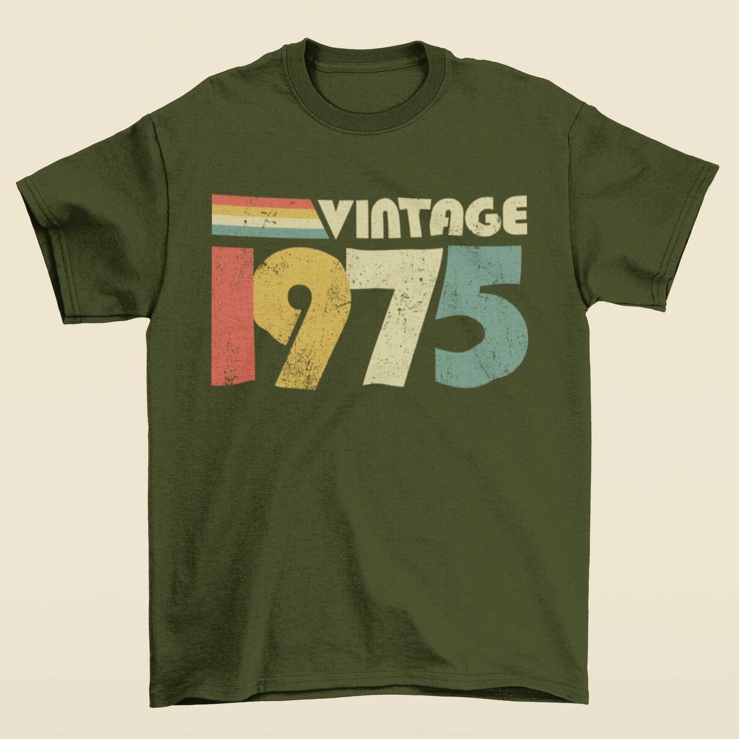 Galaxy Tees Mens 50th Birthday in 2025 T Shirt Vintage 1975 Gift Idea Galaxy Tees