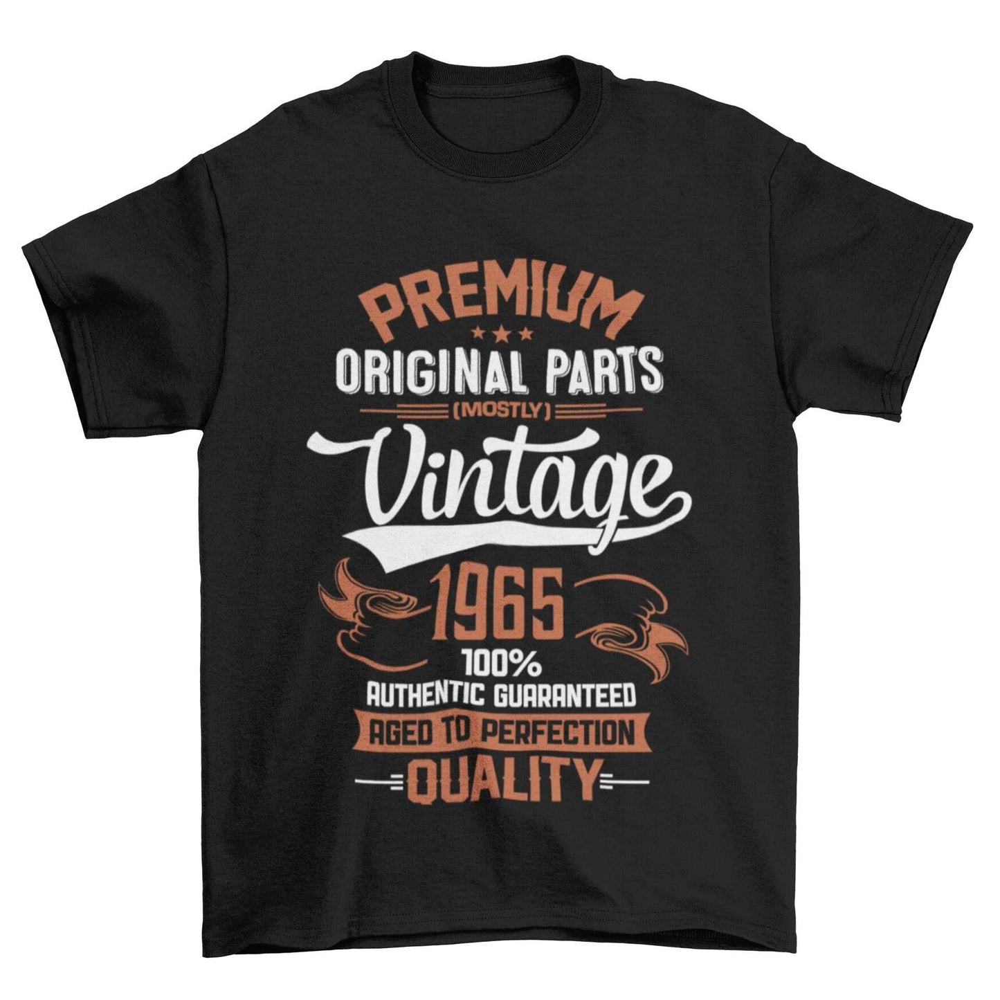 Galaxy Tees Men's Personalised Vintage 1965 Original Parts 60th BirthdGalaxy Tees